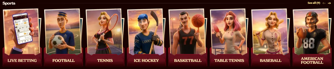 casoola casino sports