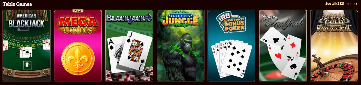 casoola casino table